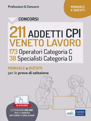 cover image of Concorso 211 Addetti CPI Veneto Lavoro
